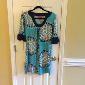 Tracy Negoshian print dress - like new!