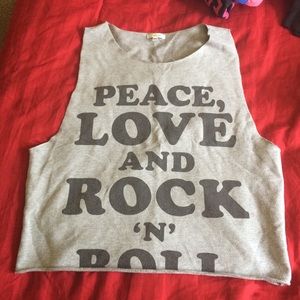 Peace love rock roll