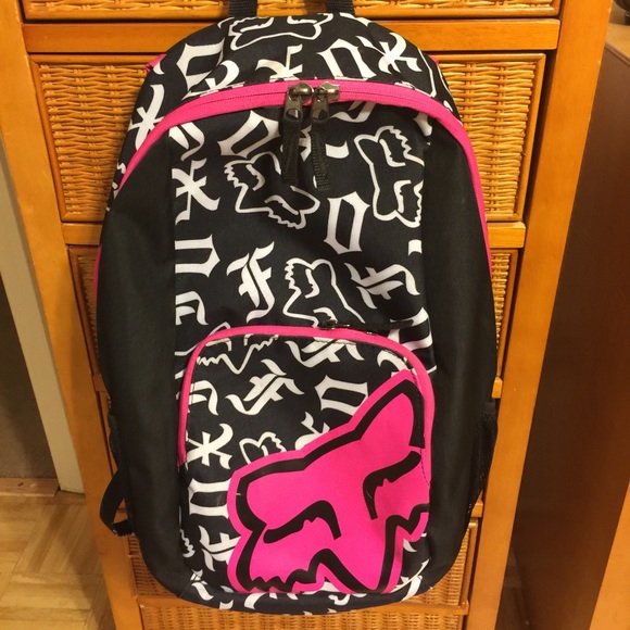 pink fox backpack
