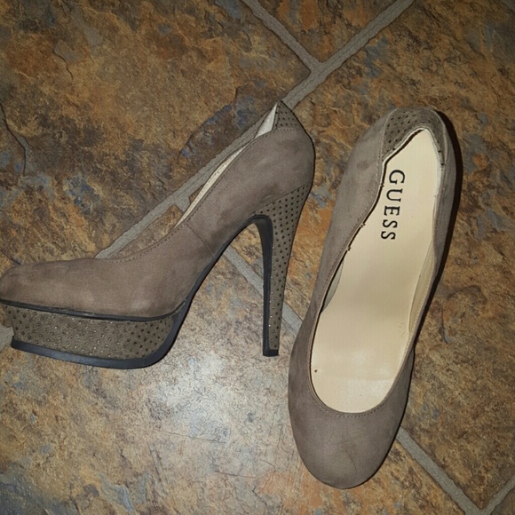 Guess suede heels only used a couple of times