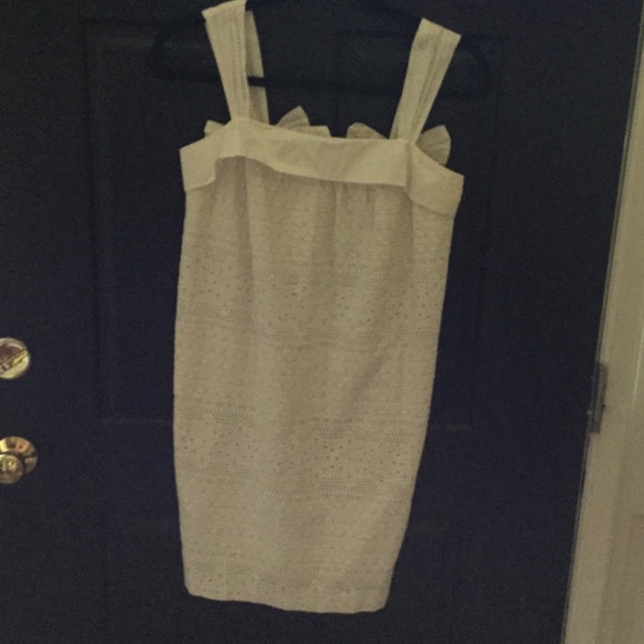 Lilly Pulitzer eyelet dress.