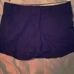 Navy chino shorts