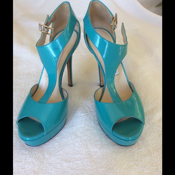 Jimmy Choo Totem Teal High Heel Sandal