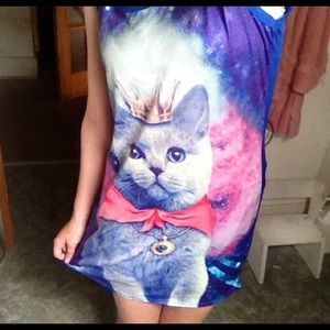 Galaxy cat shirt