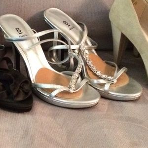 Bakers silver scrappy shoes