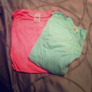 Victoria's Secret pink raglan tops