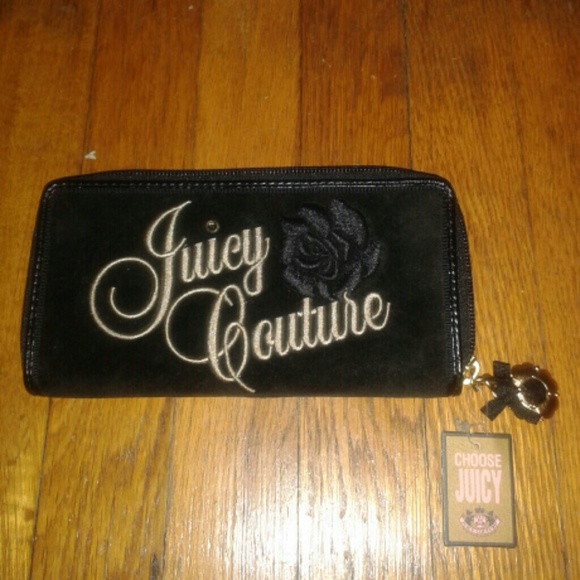 Juicy Couture Black Crushed Velvet