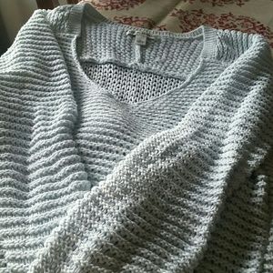 Light blue sweater from Banana Republic.