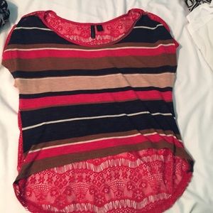 Bought at tillys, crop top in front, long in back