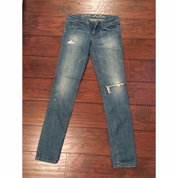 Distressed skinnys: JUICY COUTURE