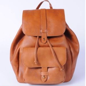 Madewell Leather Transport Rucksack NWT