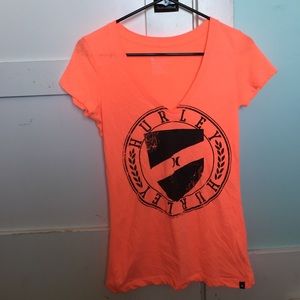 Hurley v neck tee shirt