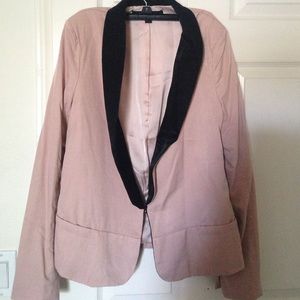 Vintage pink and black blazer
