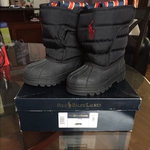 Toddler Ralphlauren polo boots!!