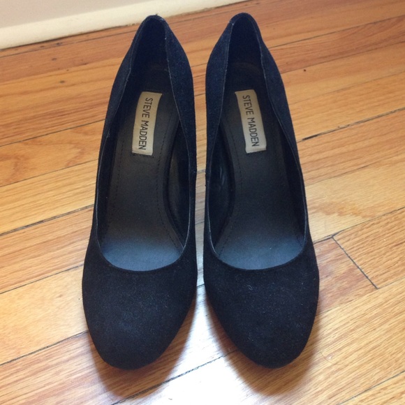 Steve Madden Contrvsy Black Pumps Size 8
