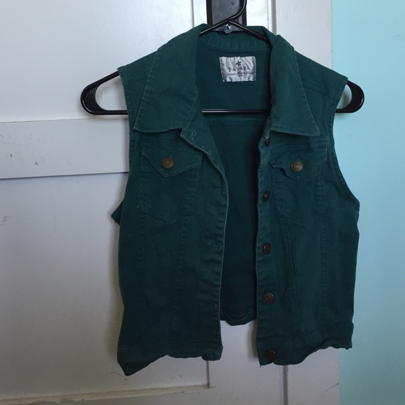 Teal vest