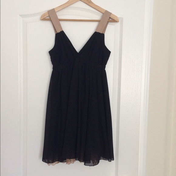 ❌SOLD❌Charlotte Russe Black and Beige dress