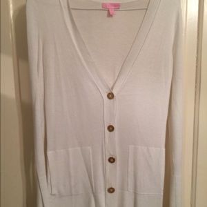 SOLD***** Lilly Pulitzer White Cardigan