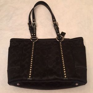 Black coach bag