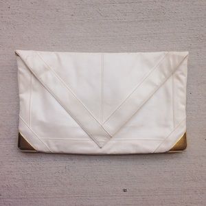 White Envelope Clutch (Large)