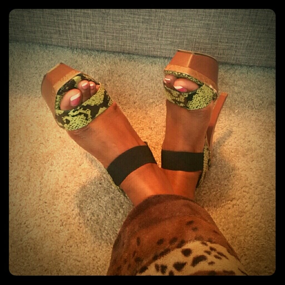 Wooden heels