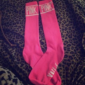 Long high PINK socks!