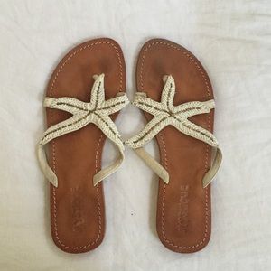 Mystique Beaded Starfish Sandals - Size 8