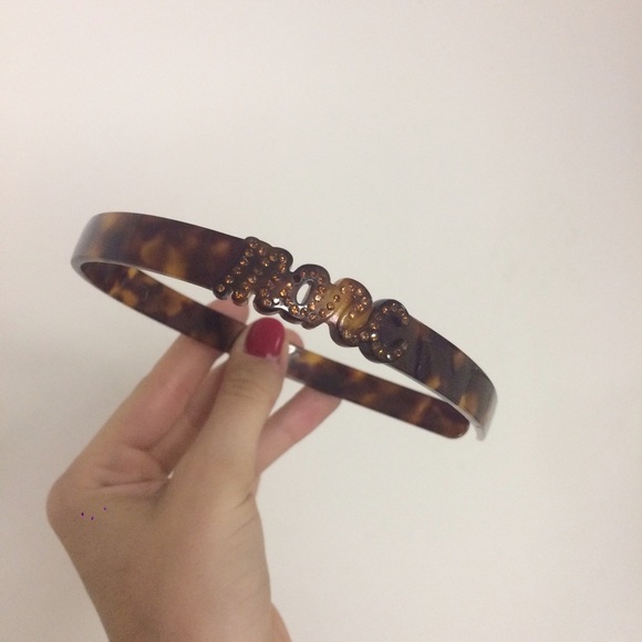 Marc Jacobs tortoise shell brown headband