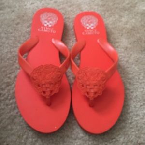 💥Sold💥 Vince Camuto (Orange) flip flops