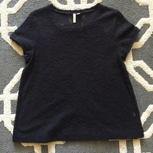 Black Knitted Top