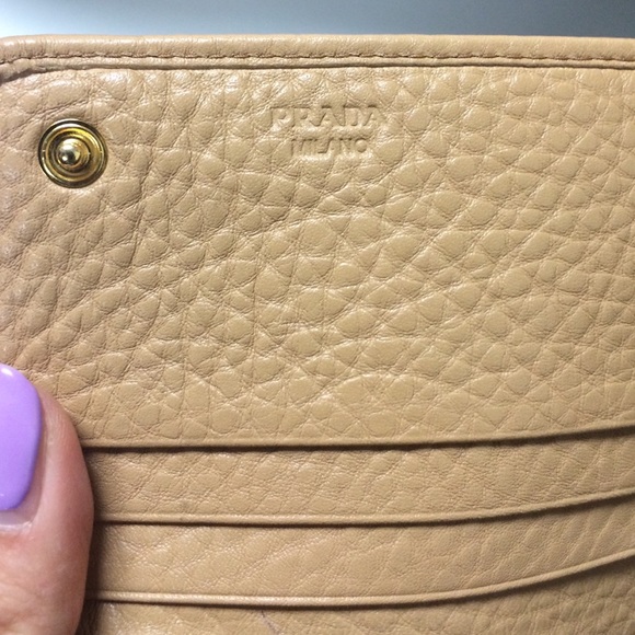 SOLD! Authentic prada nude wallet - Picture 3 of 4