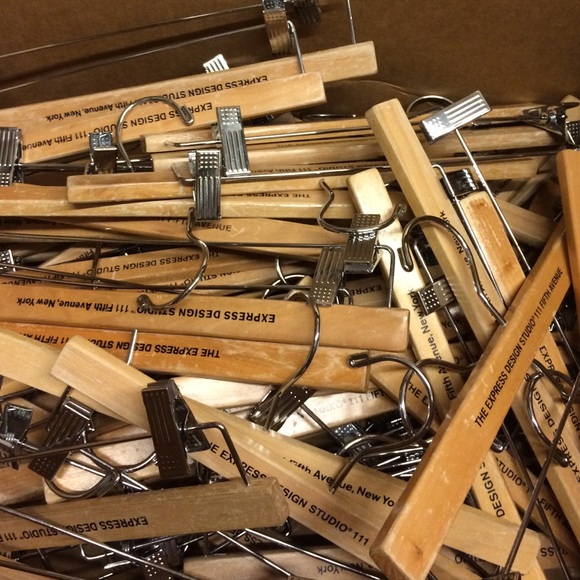 Wooden pant hangers