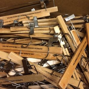 Wooden pant hangers