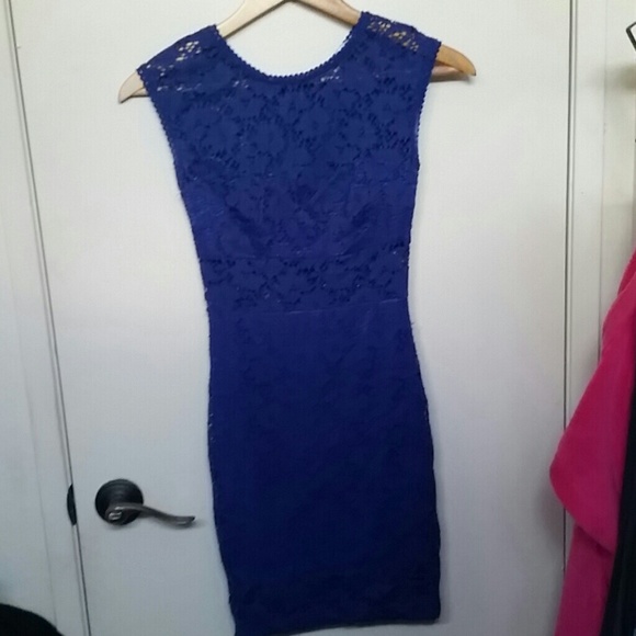 Royal Blue Lace dress 😍