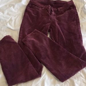 Maroon corduroy BDG jeans