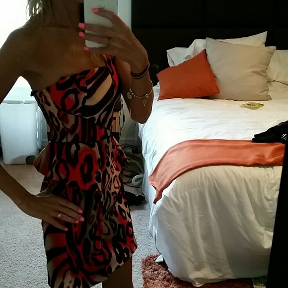 NWOT XOXO Leopard Print Dress - Picture 2 of 3