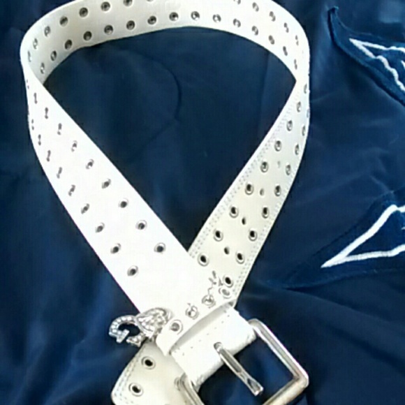 White Guess Belt size small