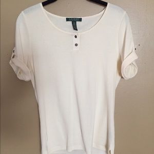 Ralph Lauren cream top