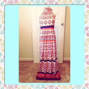 Full Length Halter Dress