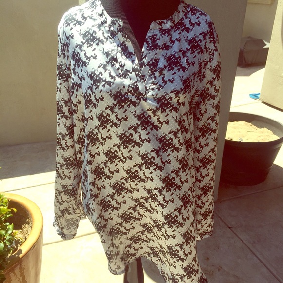 Gray & Black Tunic Length
