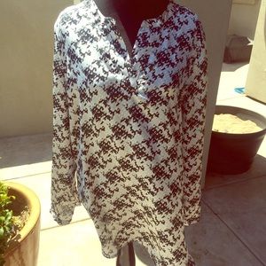 Gray & Black Tunic Length