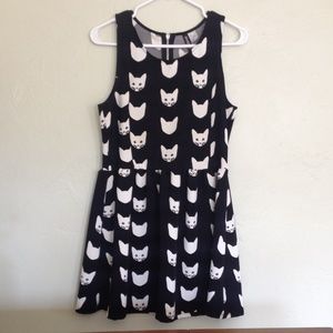 H&M Divided Kitten Dress