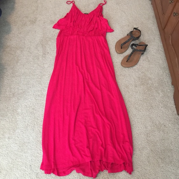 H&M Dresses & Skirts - H&M Hot Pink Maxi Size Large
