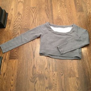 Lululemon good Karma cropped sweatshirt