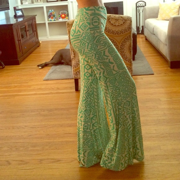 Tribal bohemian festival bell bottoms