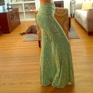 Tribal bohemian festival bell bottoms
