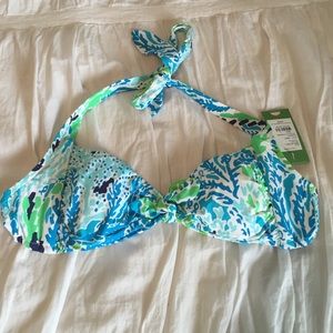 Lilly Pulitzer lets cha cha bathing suit top