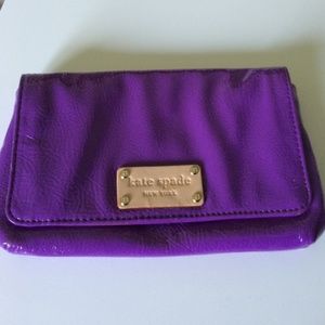 Kate spade patent leather clutch