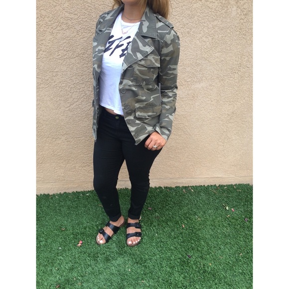 Camouflage casual jacket