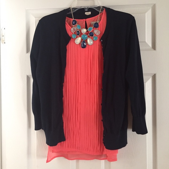 J Crew Navy Cardigan 🌺